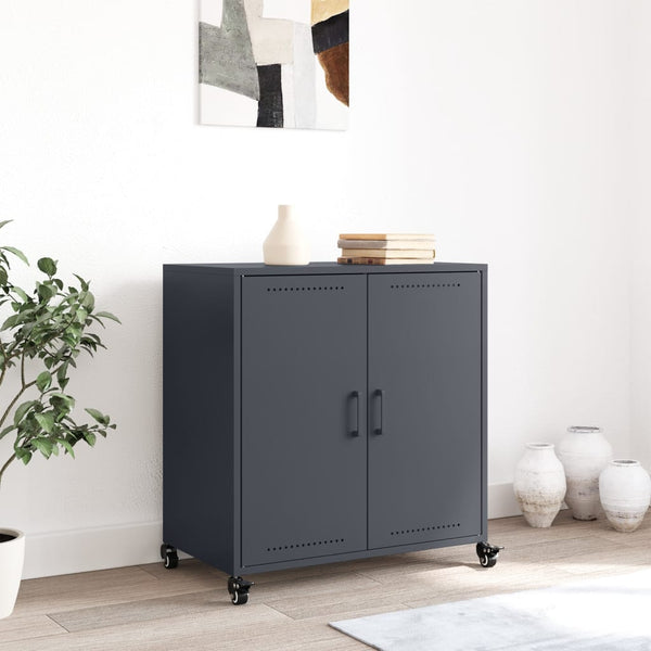Anthrazit Sideboard 68x39x72 cm
