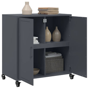 Anthrazit Sideboard 68x39x72 cm