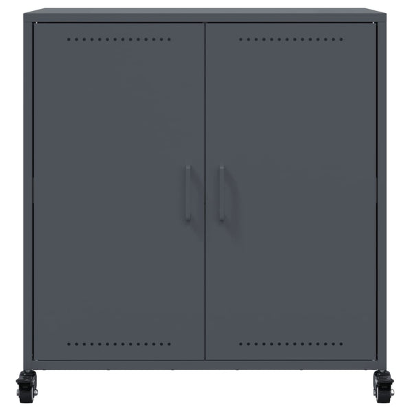 Anthrazit Sideboard 68x39x72 cm