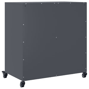 Anthrazit Sideboard 68x39x72 cm
