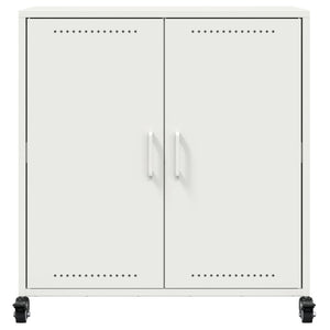 Weißes Stahl Sideboard 68x39x72 cm