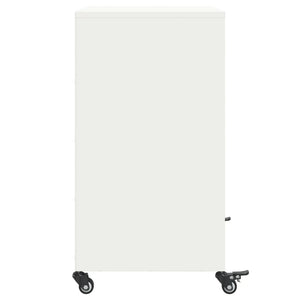 Weißes Stahl Sideboard 68x39x72 cm