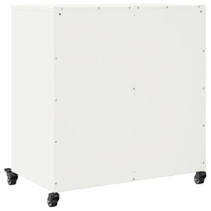 Weißes Stahl Sideboard 68x39x72 cm