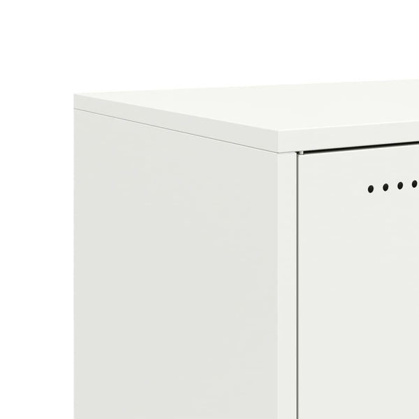 Weißes Stahl Sideboard 68x39x72 cm