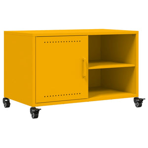 TV-Schrank Senfgelb Stahl 68 cm