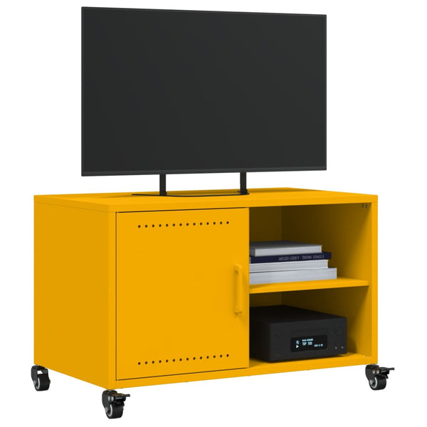 TV-Schrank Senfgelb Stahl 68 cm