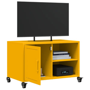 TV-Schrank Senfgelb Stahl 68 cm