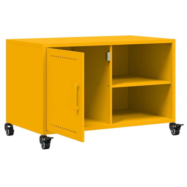 TV-Schrank Senfgelb Stahl 68 cm