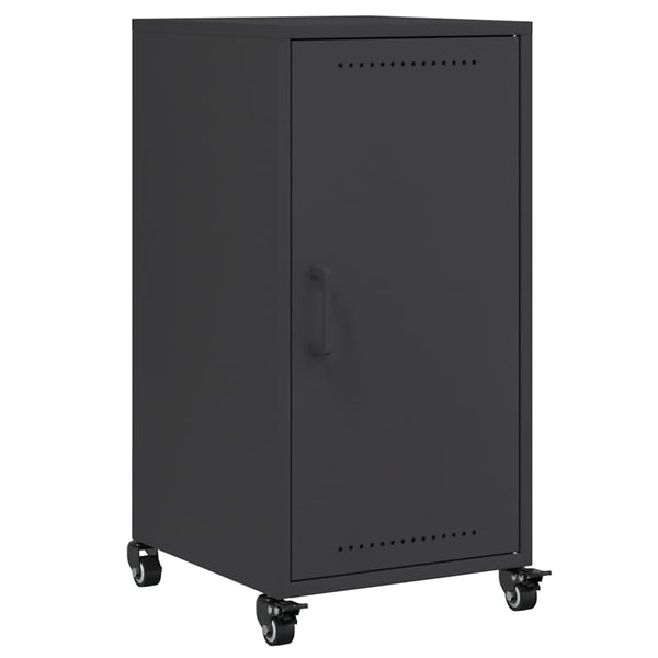 Schwarzes Stahl Sideboard 36x39x72 cm