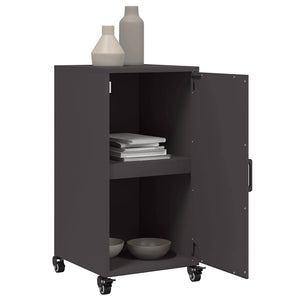 Schwarzes Stahl Sideboard 36x39x72 cm