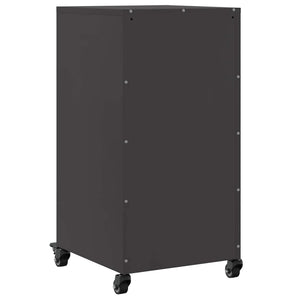 Schwarzes Stahl Sideboard 36x39x72 cm