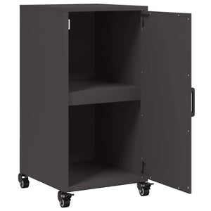 Schwarzes Stahl Sideboard 36x39x72 cm