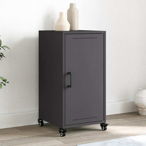 Schwarzes Stahl Sideboard 36x39x72 cm