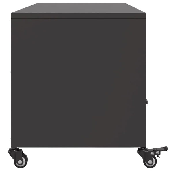 TV-Schrank Schwarz Stahl 100,5 cm