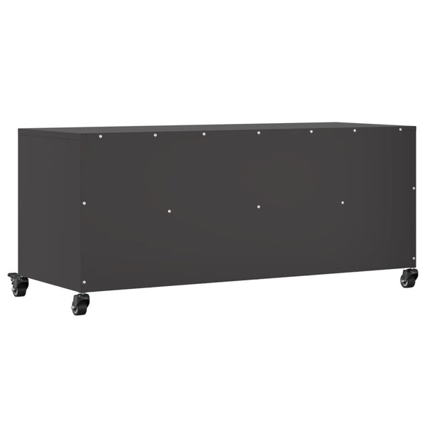 TV-Schrank Schwarz Stahl 100,5 cm