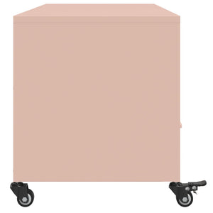 Rosa TV-Schrank aus Stahl – 100,5 cm