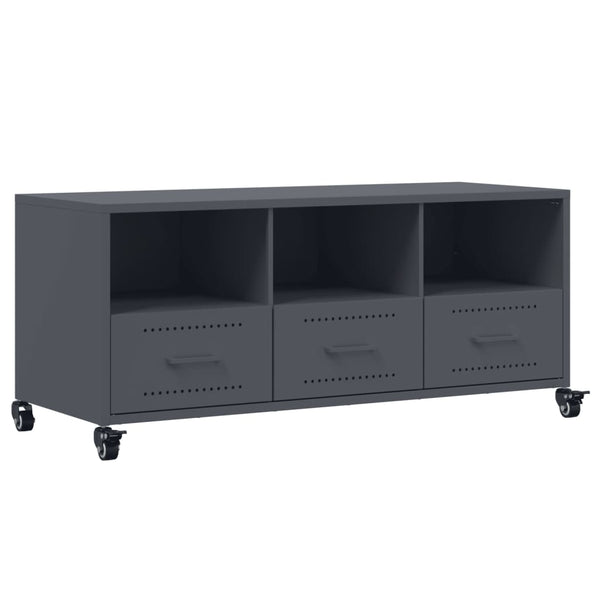 Anthrazit TV-Schrank Stahl 100,5 cm