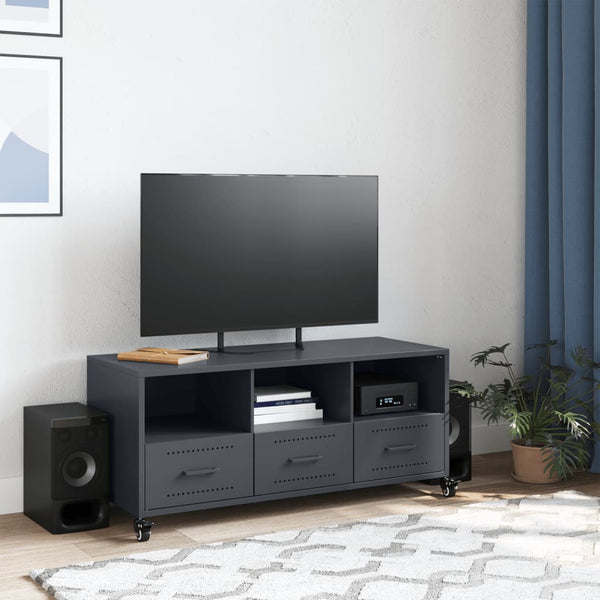 Anthrazit TV-Schrank Stahl 100,5 cm