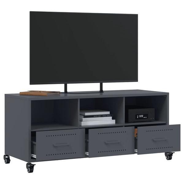 Anthrazit TV-Schrank Stahl 100,5 cm
