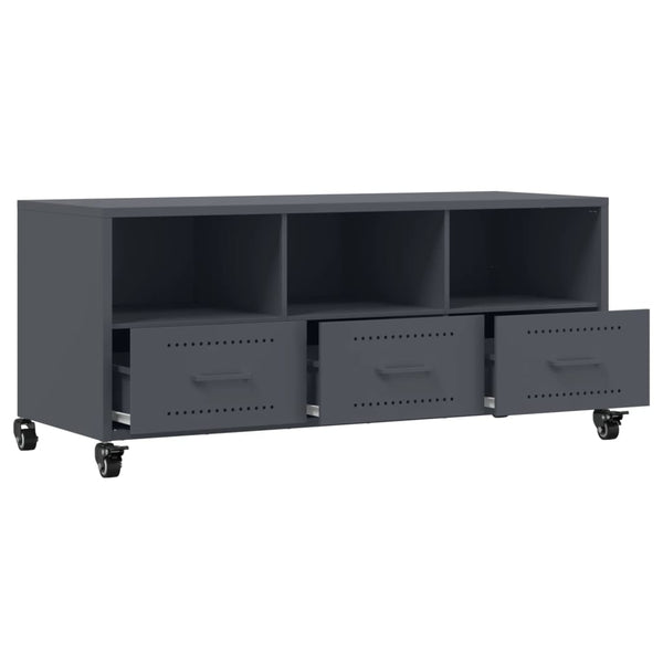 Anthrazit TV-Schrank Stahl 100,5 cm