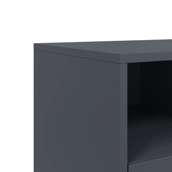 Anthrazit TV-Schrank Stahl 100,5 cm