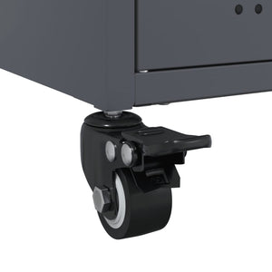 Anthrazit TV-Schrank Stahl 100,5 cm