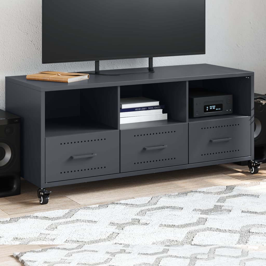 Anthrazit TV-Schrank Stahl 100,5 cm