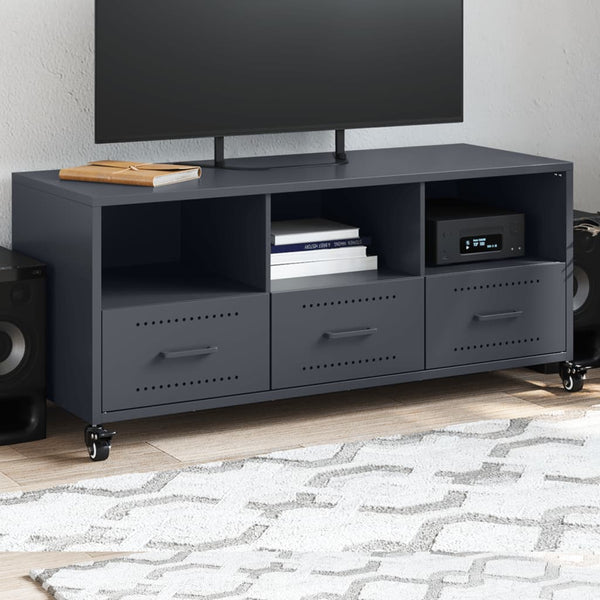 Anthrazit TV-Schrank Stahl 100,5 cm