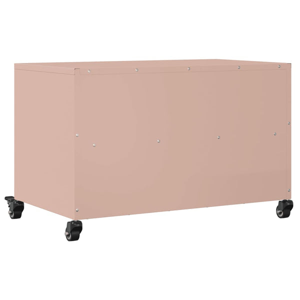 Rosa TV-Schrank aus Stahl – 68 cm