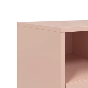 Rosa TV-Schrank aus Stahl – 68 cm
