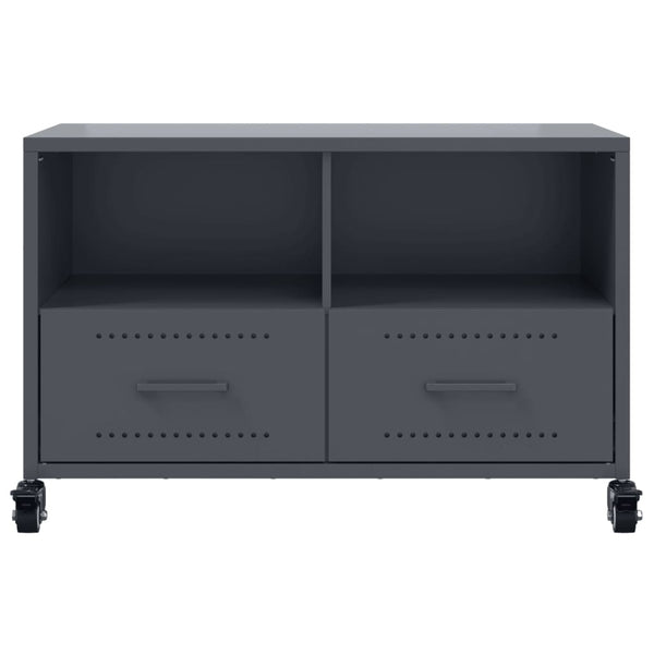 Anthrazit TV-Schrank aus Stahl, 68 cm