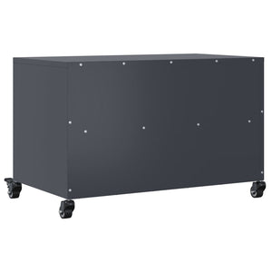 Anthrazit TV-Schrank aus Stahl, 68 cm