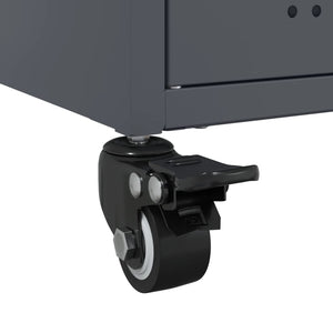 Anthrazit TV-Schrank aus Stahl, 68 cm