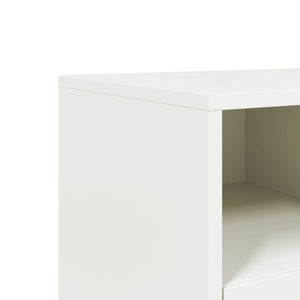 Weißer TV-Schrank aus Stahl, 68 cm