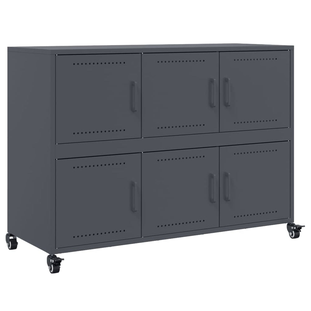 Anthrazit Sideboard Stahl 100,5 cm