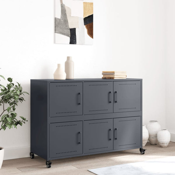 Anthrazit Sideboard Stahl 100,5 cm