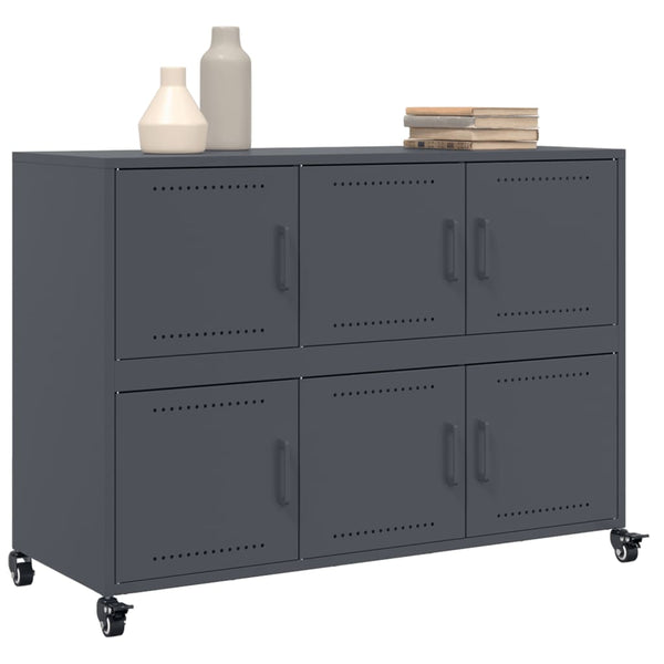 Anthrazit Sideboard Stahl 100,5 cm