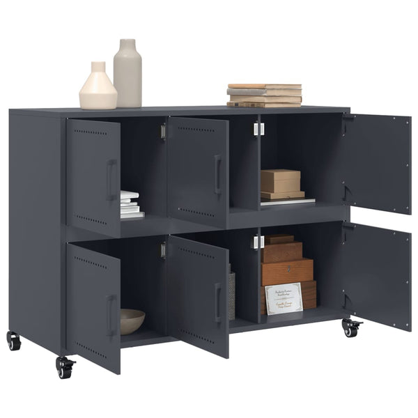 Anthrazit Sideboard Stahl 100,5 cm