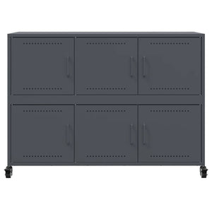 Anthrazit Sideboard Stahl 100,5 cm