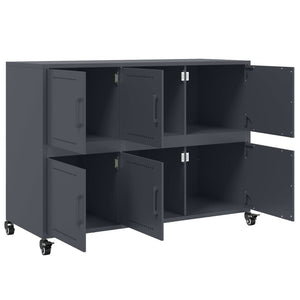 Anthrazit Sideboard Stahl 100,5 cm