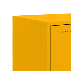 Sideboard Senfgelb Stahl 100,5 cm