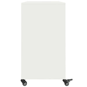 Weißes Stahl Sideboard, 100,5 cm