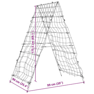 Pflanzennetz A-Rahmen Stahl 99x90x175,5cm
