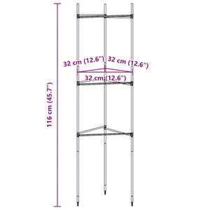 Tomatenkäfig 2er Set, 116cm