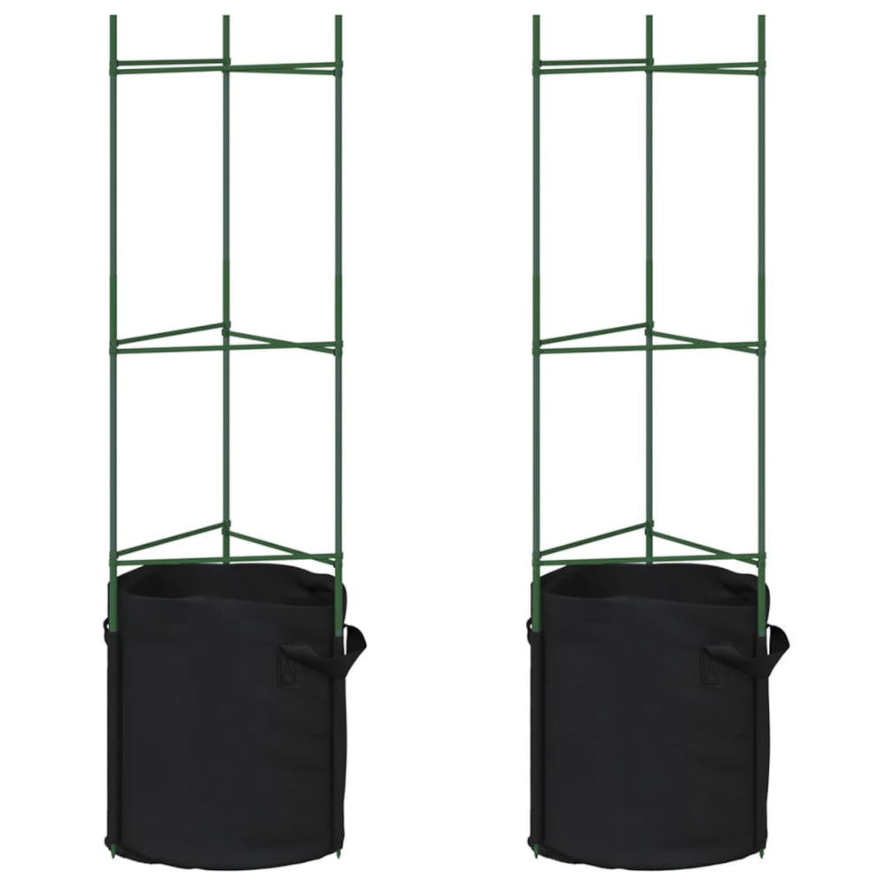 Tomatenkäfig mit Pflanzsack 2er-Set