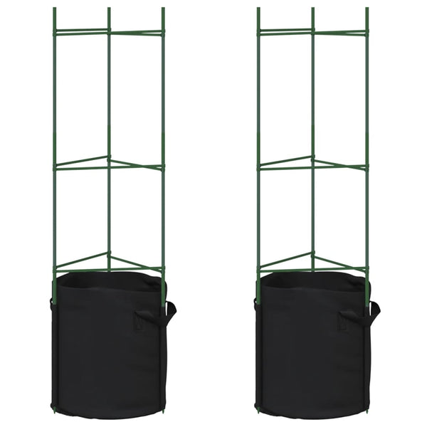 Tomatenkäfig mit Pflanzsack 2er-Set
