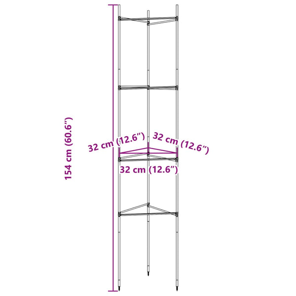 Tomatenkäfig 2er Set 154cm