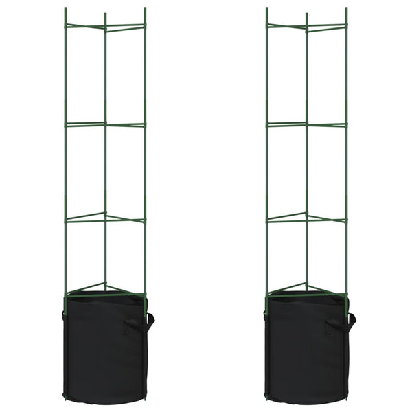 Tomatenkäfig mit Pflanzsack 2er Set