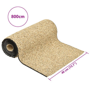 Natur Sand Steinfolie, 800x40 cm
