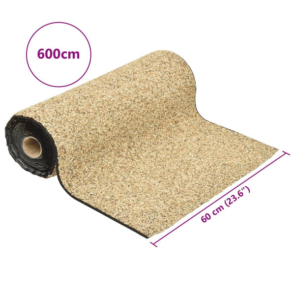 Steinfolie Natur-Sand, 600x60 cm